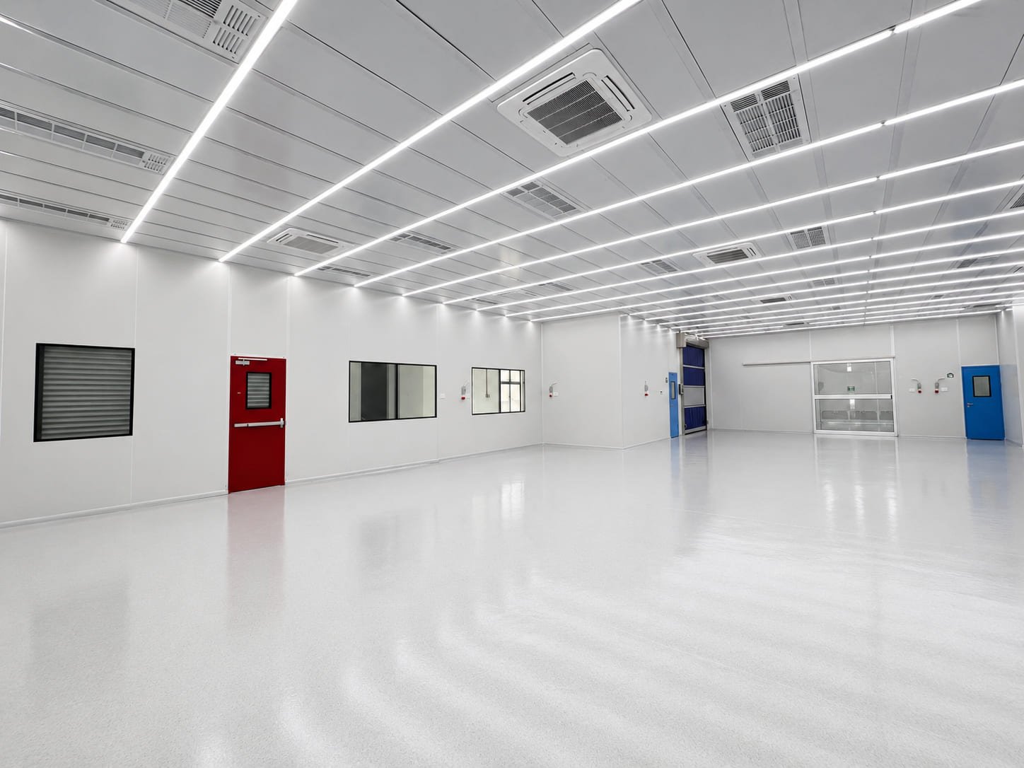 Filtros HEPA y sistema HVAC en sala limpia Chihuahua